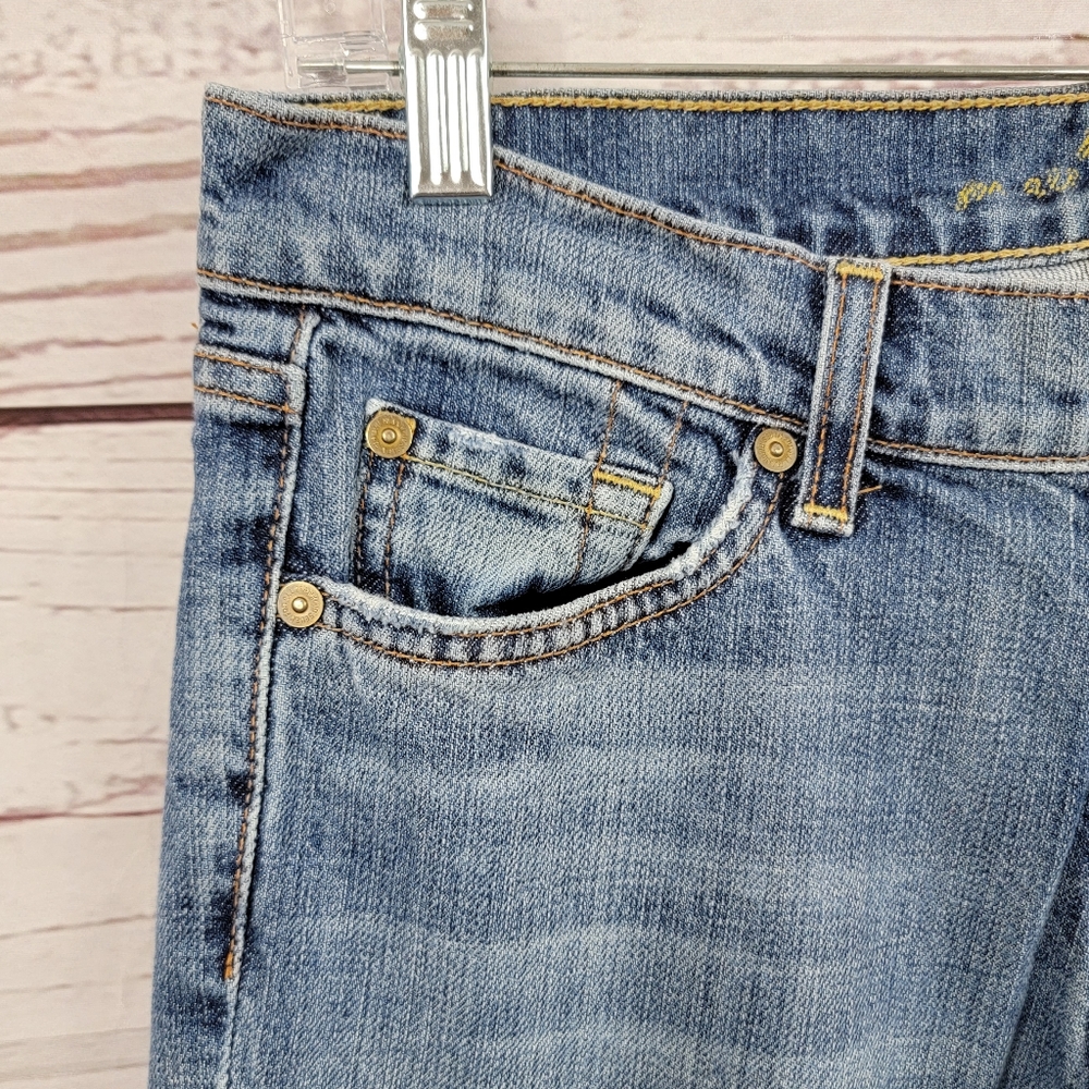 7 For All Mankind low Rise lightwash bootcut jeans - Picture 4 of 12